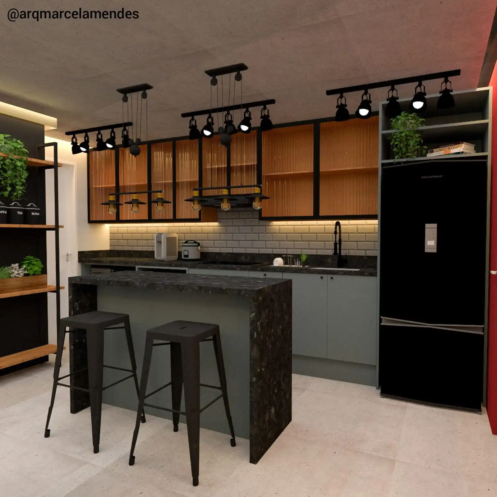 Cozinha do apê da Lu e do Wal - Ipiranga/SP