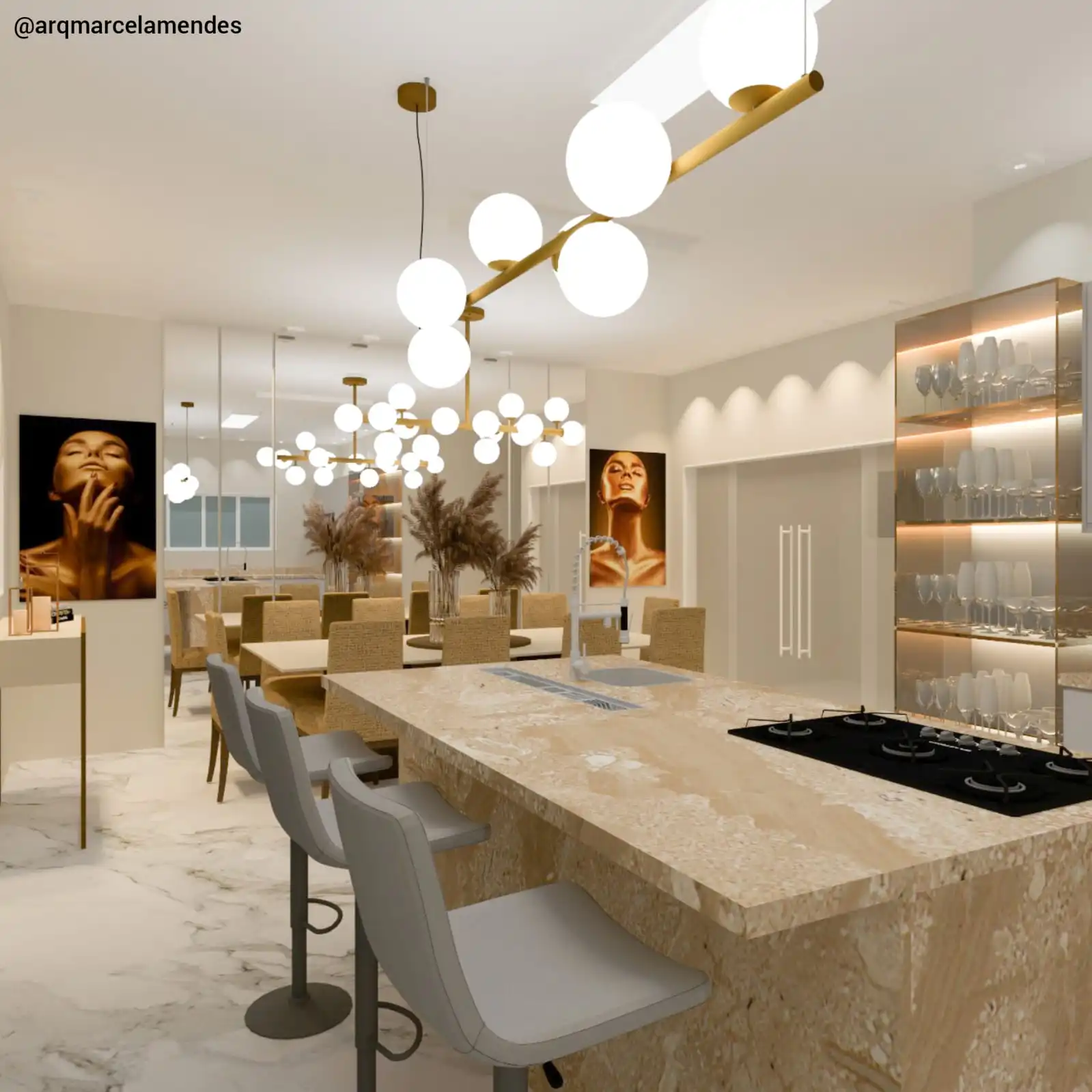 Cozinha da casa da Day e do Ricardo - Mongaguá